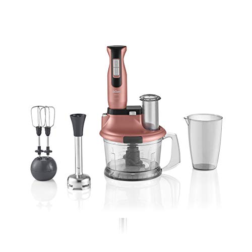 arzum AR1103 Stabmixer 1500 W Turbofunktion mit Ice-Crushfunktion mit Messbecher mit Mixbecher Roségold