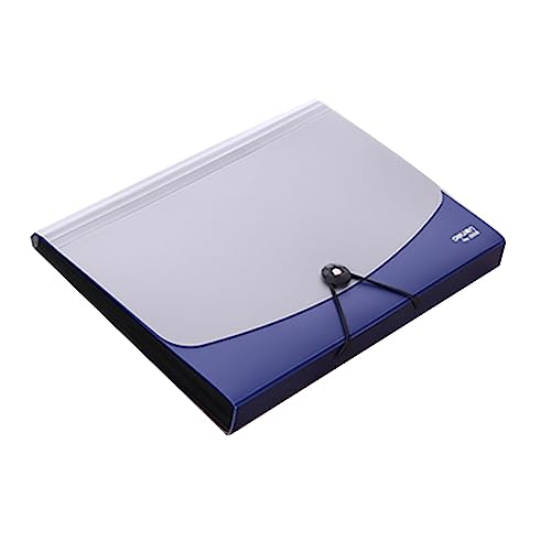 Expanding File Organiser With Lid – A4 12 Part Desk Storage Expander With Free Document Wallet Folder – Built To Last Strong Plastic Concertina For Home Or Office Documents Folders (Color : A)