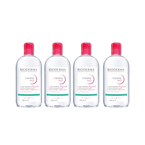 Eau micellaire Crealine H2O nettoie et demaquille en douceur le visage