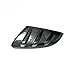AAeAxtdfw Side Mirror Cover Rearview Mirror Cover for Civic 10th Real Dry Carbon Add On MU Style