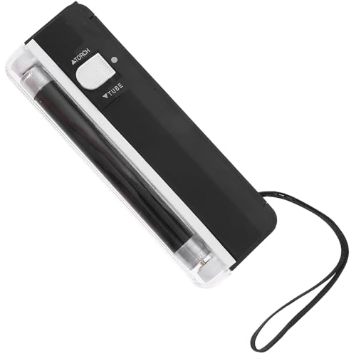 Generic Detector de Billetes Portátil Pequeño Luz LED Ultravioleta y Linterna, Uso Diario y Viaje, Alta Precisión para Detección de Billetes Falsos, sin Batería Incluida