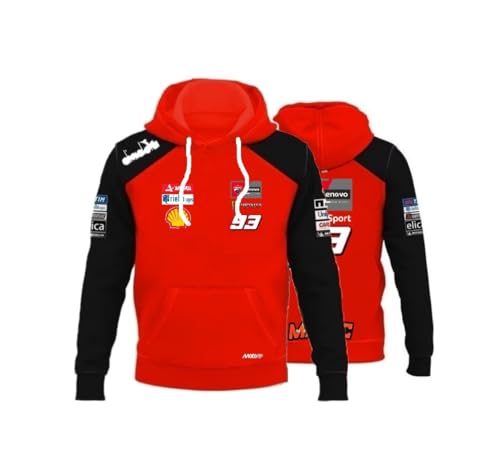 PRORACER Sudadera Fina Hombres Replica 93 MotóGP Ducatí (L)