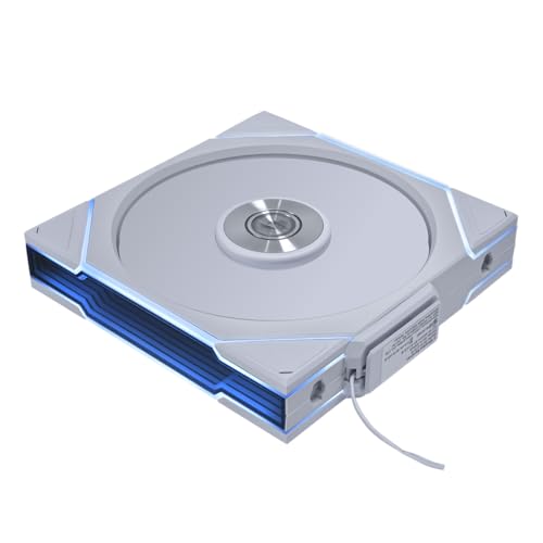 Image of Lian Li UNI Fan TL Wireless 140-Single Pack -2.4 GHz Wireless Signal 140MM ARGB Fan-Infinity Mirror-Daisy-Chain - Customizable Lighting Effects-Controller NOT Included & Required - White (14TL1W1W)