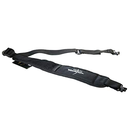 Southland Archery Universal Black Padded Crossbow Sling (Black With Mesh Pocket) #TOP3