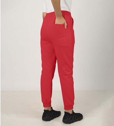 Image of KYDA KIDS Girl's Regular Cotton Joggers for Casual Wear, Jogging, Exercise& Walking (Pack of 1)