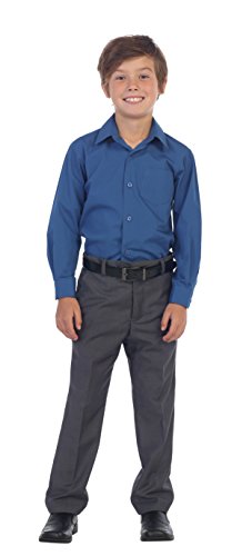 Image of Gioberti Boys Long Sleeve Solid Dress Shirt
