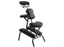 Cadeira de Massagem Quick Massagem Shiatsu Dobrável Portátil com Bolsa GoldLife (Preto)