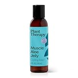 Plant Therapy Muscle Aloe Jelly 4 oz – Cooling & Warming Aloe Gel with Essential Oils for Post-Workout Muscle Comfort, Massage & Aromatherapy