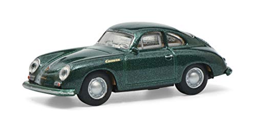 Schuco Porsche 356A Coupé, Carrera, Modellauto, Maßstab 1:87, grün...
