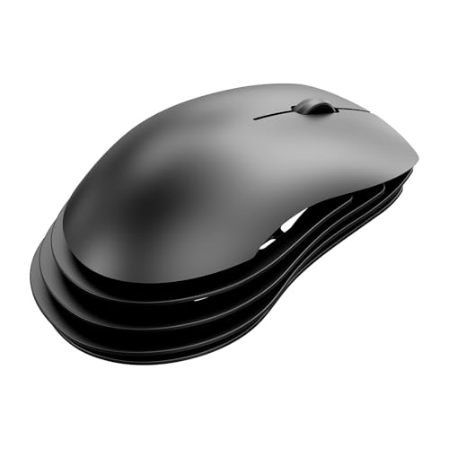 Image of AJAZZ M259 Magnesium Aluminum Alloy Mouse, BT /2.4G /USB-C Lightweight Mice (Black)