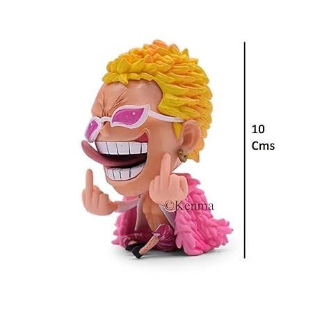 Abelestore One Piece Donquixote Doflamingo Action Figure 10 Cms PVC Anime Figurine Weeb Manga Model Toy Collectible - Image 3 thumbnail