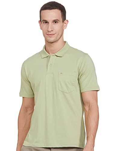 Image of Monte Carlo Mens S.Blue Plain Collar T-Shirt |22203401-167