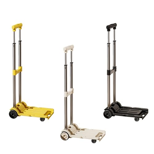 Carretilla plegable de aluminio, portátil y resistente miniatura 6