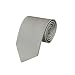 Solid Gray color Formal Tie Satin Neckties by Tieguys