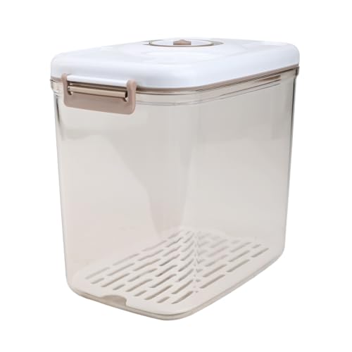 Vakuum-Frischhaltedose, luftdicht, Küchen-Organisationsbox mit Verschlussknopf, große Kapazität,...