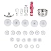 Electric Pressure Cooker Accessory Set - Universal Valve Gasket, Anti Blocking Bracket, Replacement Parts - Silicone, Easy Installation, Improved Performance, Applicable to #5