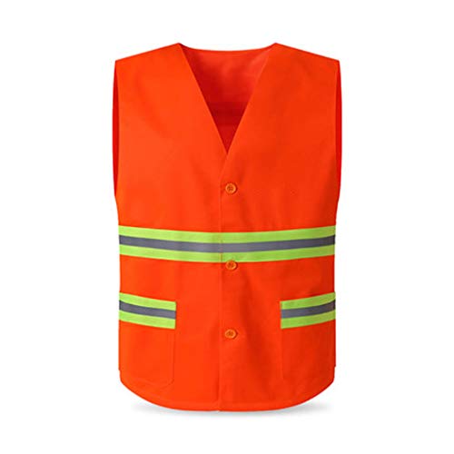 Preisvergleich Produktbild LIYONG Reflektierende Weste, architektonische Leuchtstoffweste, Bauschutzkleidung Warnwesten (Size : 2 Packs)