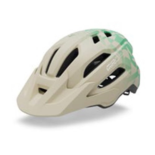 Giro - Fixture II Cascos - Adulto Unisex - Equipo de protección, Casco de bicicleta, Casco de recreo, Casco de ciclismo recreativo, Gris mate / Verde , UA