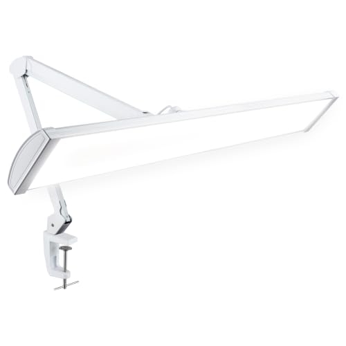 Neatfi Pro 4500 Lumens Task Lamp, Clamp, CRI 95, 31.8-Inch Shade (White-7)