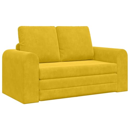 VidaXL Sofá Cama Amarillo 148 x 71 x 83