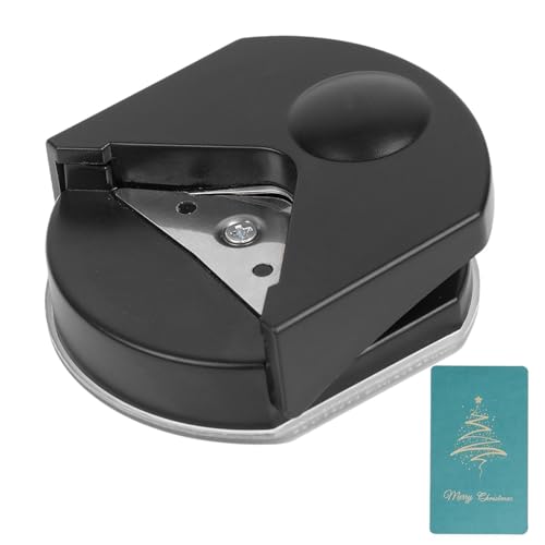 Perforadora de esquinas para fotografías – Acero PVC 6x5,5x2,2 cm, Herramienta de corte más, Manualidades profesionales con papel | Perfectamente ideal para álbumes de recortes y tarjetas.