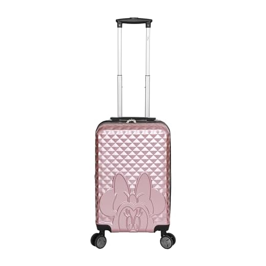 How to order luggage tags through my disney experience Minnie Mouse Rose Gold Carry-On