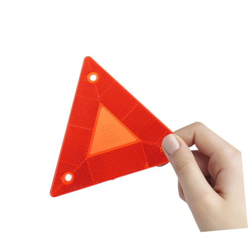 6 triángulos reflectores de emergencia para vehículos miniatura 4