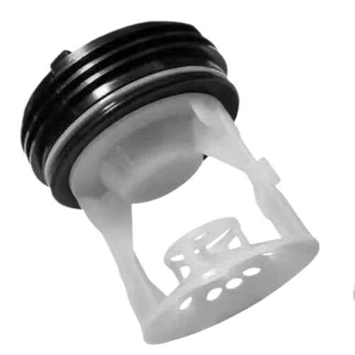 Compatible Con Midea Lavadora Filtro De Bomba De Drenaje, Plástico Blanco, Accesorios De Junta De Bloqueo De Agua