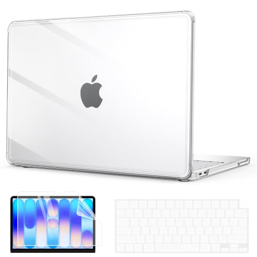 Carcasa de TPU reforzado antihuellas para Mac Neo con protector de pantalla
