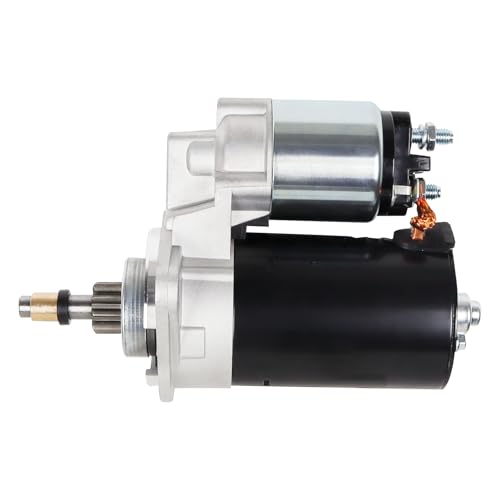 Image of 16450N Ezexpreze Starter Motor Compatible with Porsche 914 1974-1975 1.8L, Volkswagen Beetle 1970-1979 1.6L, Super Beetle 1972-1980 1.6L, 0.8kw 12V 9-Teeth CCW 111911023, BAA-911-023B, 6004AA0021