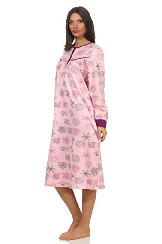 NORMANN-Waeschefabrik-Edles-Damen-Nachthemd-in-Kuschelinterlock-Qualitaet-auch-in-Uebergroessen-202-210-96-105