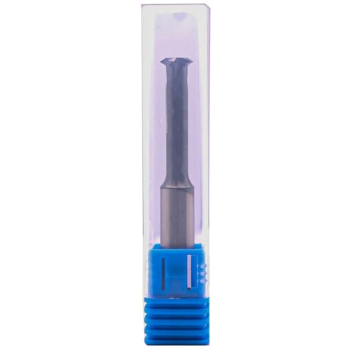 Image of BestParts 1 /2 inch 12-32 TPI Single Pitch Solid Carbide Thread end Mill - AlCrN Coated, 4 Flute, .372 inch Cutting Diameter, 3 /8 inch Shank Diameter, Necked to Thread 1.125 Deep, 3 inch Overall Length
