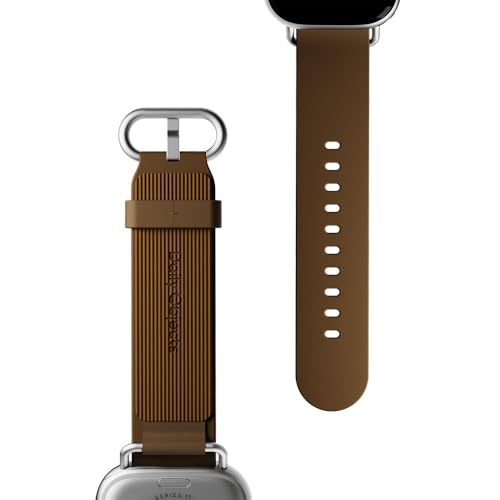 Image of DailyObjects Ellipse Leather Watch Strap Compatible with Apple Watch Series 11 /10 (42mm) | Series 9 /8 /7 41mm, SE3 /SE2 /SE /6 /5 /4 (40mm) | Series 3 38mm -Watch Not Included
