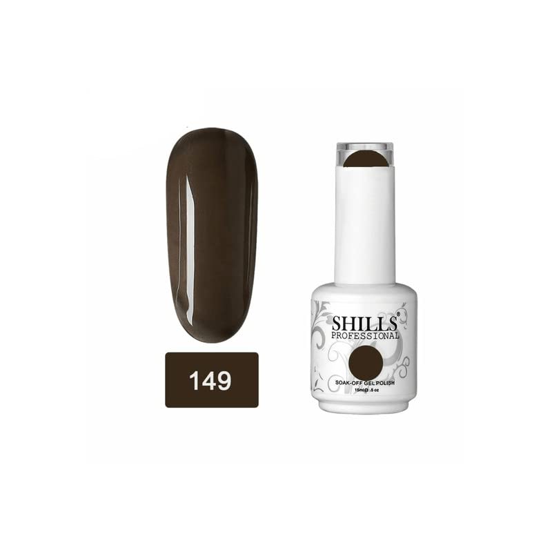 Image of Shills Professional Uv /Led Soak Off Gel Polish (Gel Nail Polish) Glossy Finish Nail Polish Color Shade 149, 15 Ml