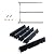 Criditpid Grill Replacement Parts for Weber GS4 Grill, 7636 Flavorizer Bars & 69787 Grill Burner Tubes for Weber Spirit & Spirit II 300 Series E310 E320 E330 S310 S320 S330 with Front Control, 5Pack