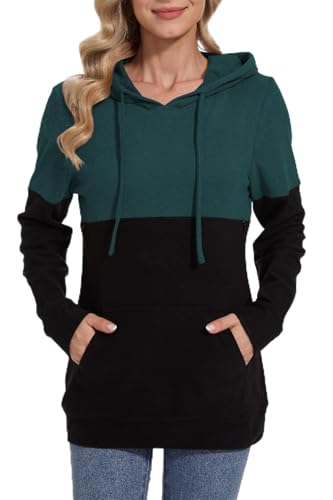 Image of Bearsland Women's Maternity Breastfeeding Sweater Hoodie Nursing Sweatshirt with Pockets