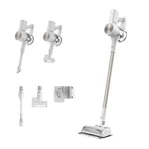 XIAOMI Vacuum Cleaner G20 Staubsauger Kabellos, 25.000PA / 150AW, mit Zyklon-Technologie, beutellos, leistungsstarker Akkusauger für Tierhaare, Auto, Teppich & Hartboden, bis zu 60min Laufzeit