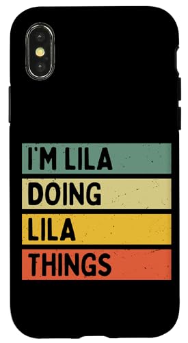 I'm Lila Doing Lila Things �ʔ������� �X�}�z�P�[�X iPhone X/XS �p