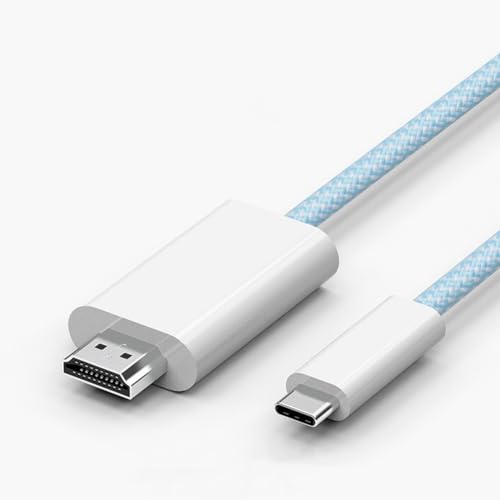 VAVIICLO���ϋv�i�C���� USB Type C HDMI �ϊ��P�[�u���y4K@60Hz�z1.8M�ڑ��P�[�u�� Thunderbolt3/4 �^�C�vC to hdmi �Ή�iPhone 15/iPhone 15 Pro Max/MacBook Pro/