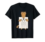 Alligator Motiv Sehtesttafel Optiker Brille Kinder Krokodil T-Shirt