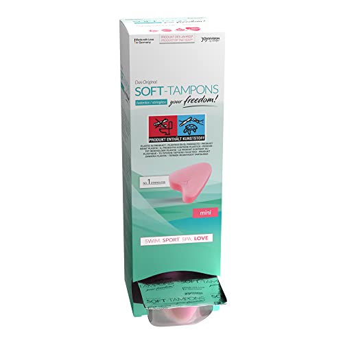 JOYDIVISION Soft-Tampons 'mini' – fadenlose Tampons, 10er Spenderbox