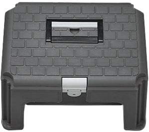 Dover Saddlery Grooming Stool Box, 17" x 12" x 12" - Grey