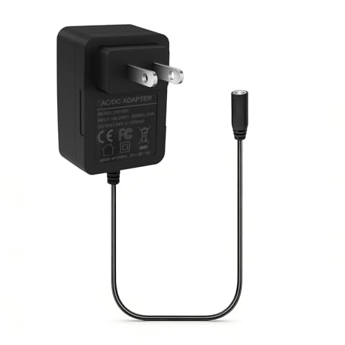 24V Power Adapter Charger for Philips Hue Play Light bar 440400980001 440400982931 S020XM2400083 78201 7820330U7 Smart Ambient LED Light Strips Replacement Power Supply Cord