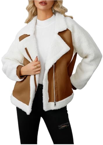 Veste motard daim femme esprit vintage l'indispensable chaud de l'hiver