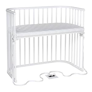 babybay Beistellbett Boxspring XXL weiß mit Matratze Classic Soft