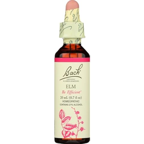 Bach Original Flower Remedies Elm for Emotional Wellness Cover