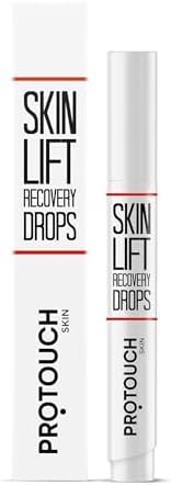 PROTOUCH Skin Lift Recovery Drops to Reduce Fine Lines & Wrinkles - Effective on Neck, Jawline, Chin, Forehead & Smile-Lines | All Skin Types (6 ML) Pack Of 1