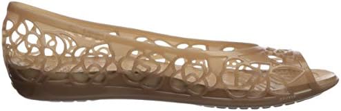 Crocs Women's Isabella Jelly Flat Ballet, Bronze/Gold, 4 M US | Image 5