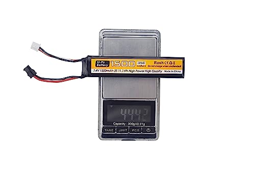 ZYGY 2PCS 7.4V 35C 1500mAh SM-2P Plug T-plug Odamiya Plug Lithium Battery with USB Charging Cable for Airsoft Model Guns Rifles Remote Control Cars Drones - Image 7