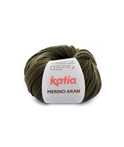 Lanas Katia Merino Aran Ovillo de Color Helecho Cod. 48